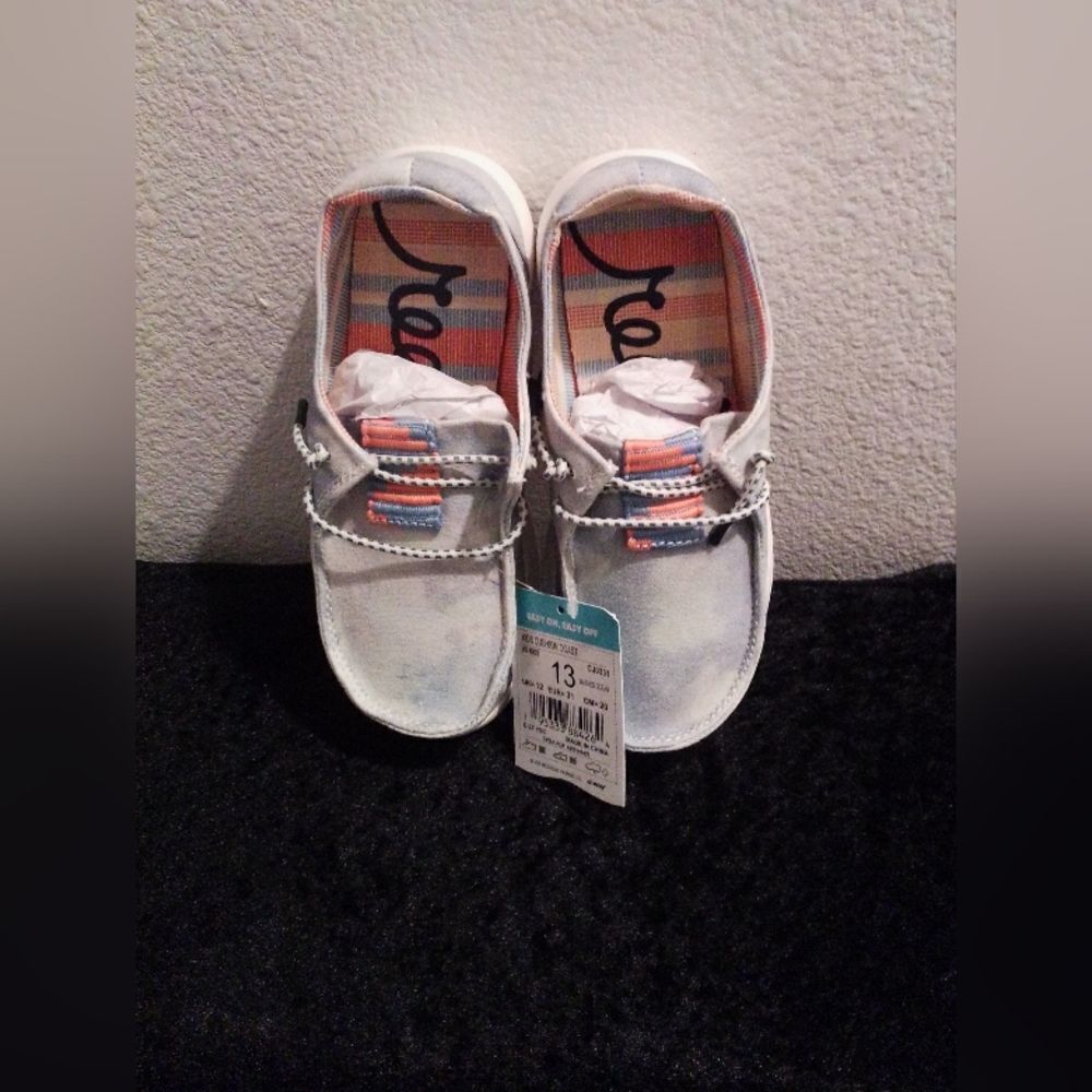 Brand New Reef Kids Cushion Coast Sandals - Washed Ocean Size 13